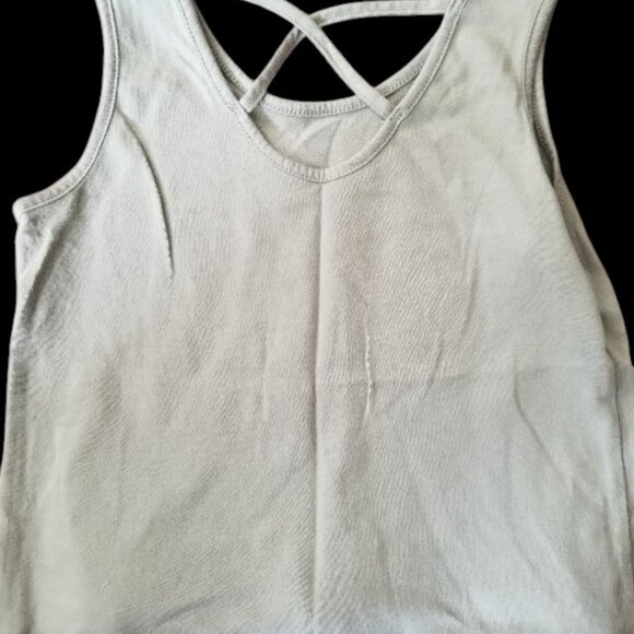 * THE CHILDREN’S PLACE Green Tank Top Striped Short Set Girls Size 3T - Picture 2 of 3